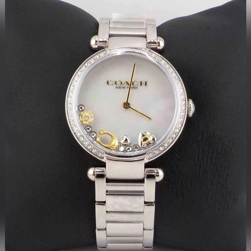 ***BRAND NEW*** COACHWomen's Cary Silver-Tone Stainless Steel Bracelet Watch - Picture 2 of 9